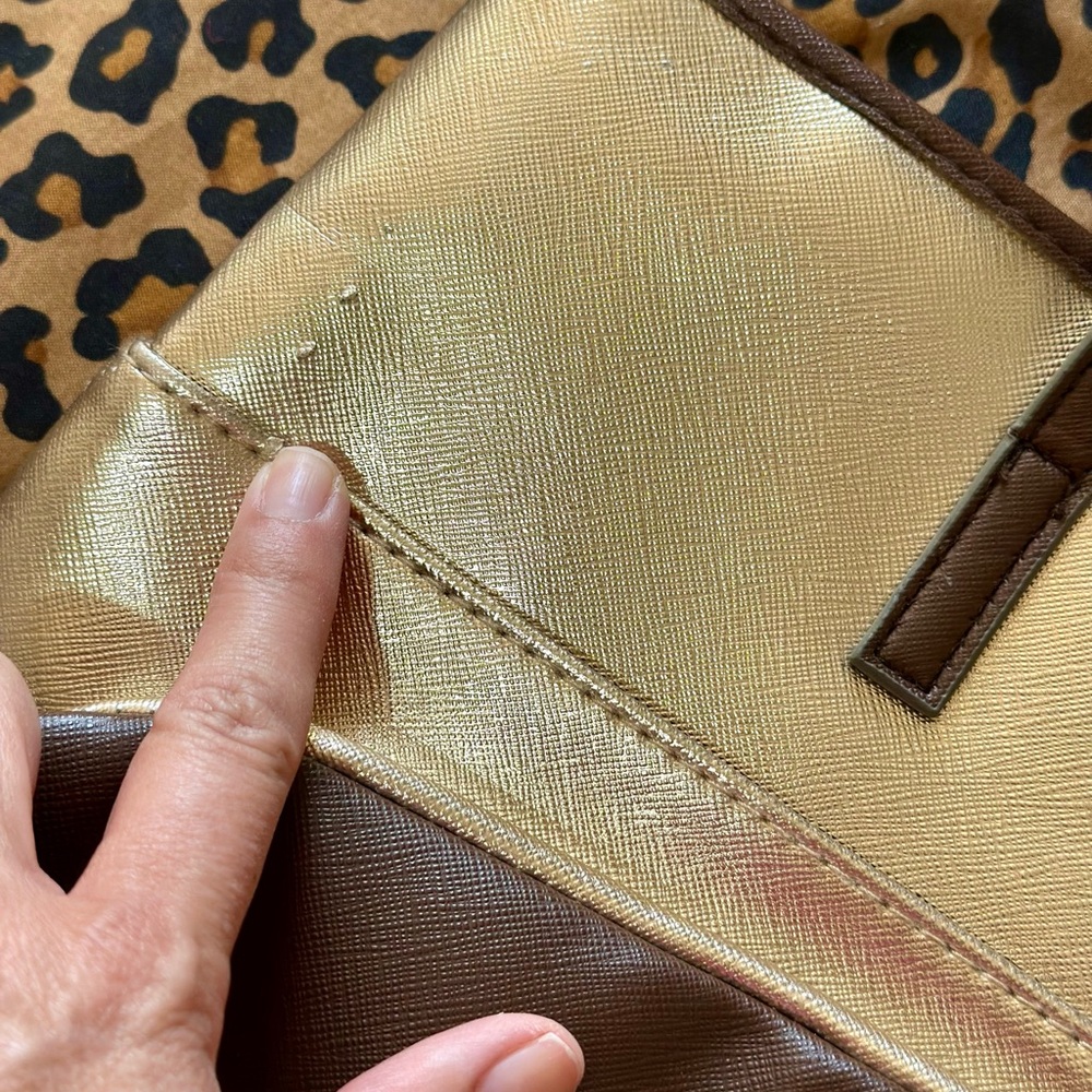 Gold Metallic Tote Bag - Picture 8 of 11